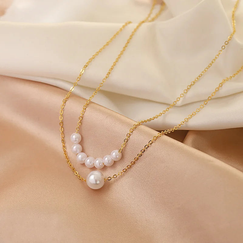 Collier de Perles de Luxe Femme - Élégance Classique