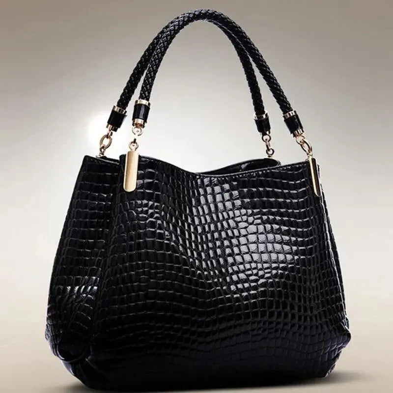 Sac à Main Crocodile - Sac Bucket Fashion pour Femme