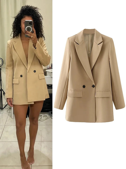 Blazer Sérénité Femme - Design Intemporel et Raffiné