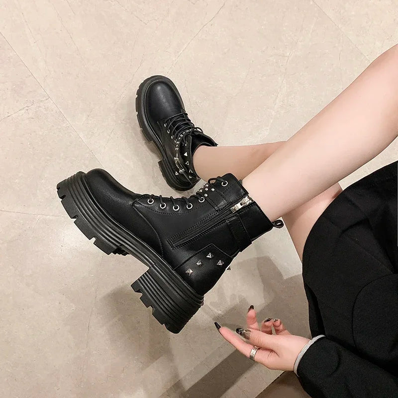 Bottes Rock pour Femme - Confort et Design Moderne