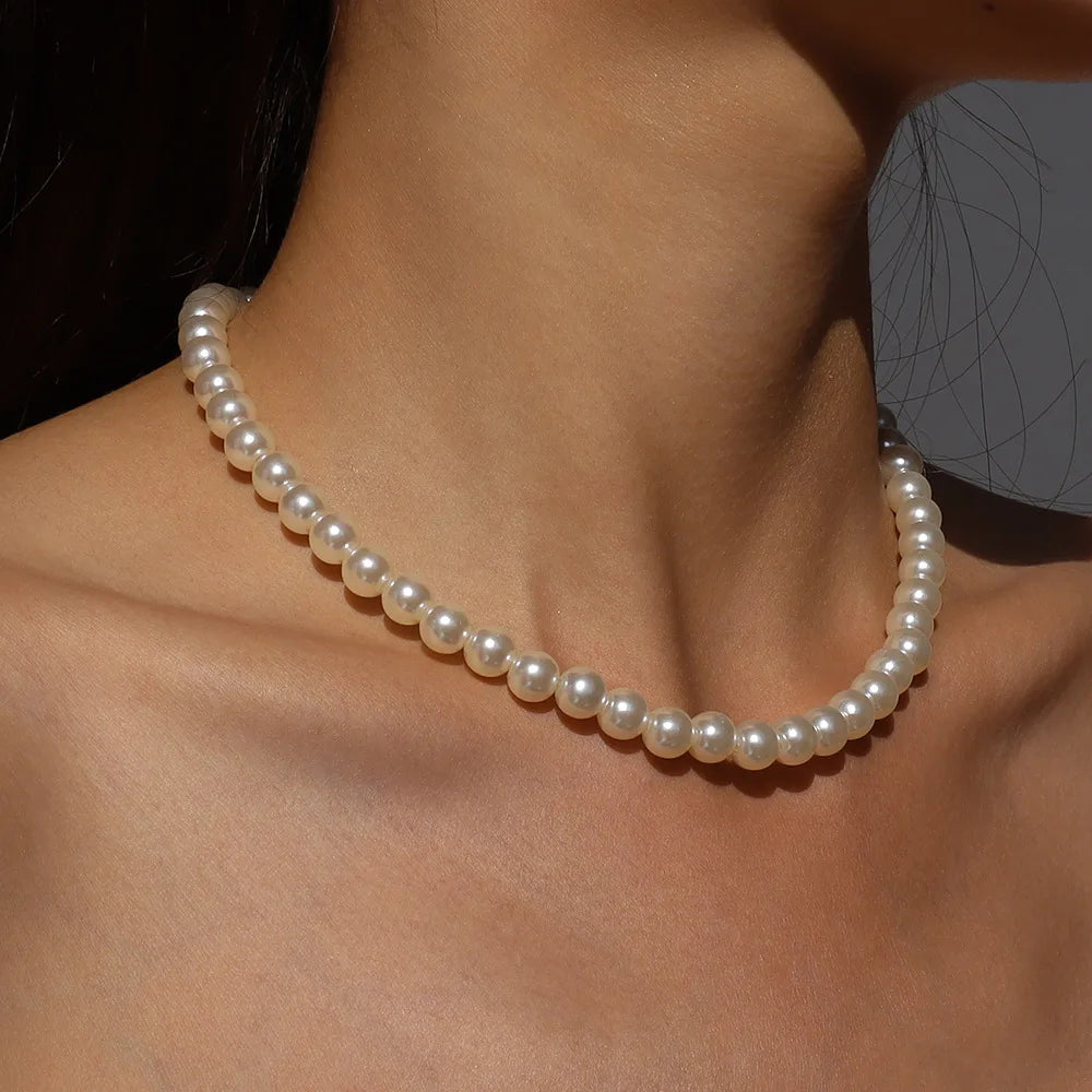 Collier de Perles de Luxe Femme - Élégance Classique