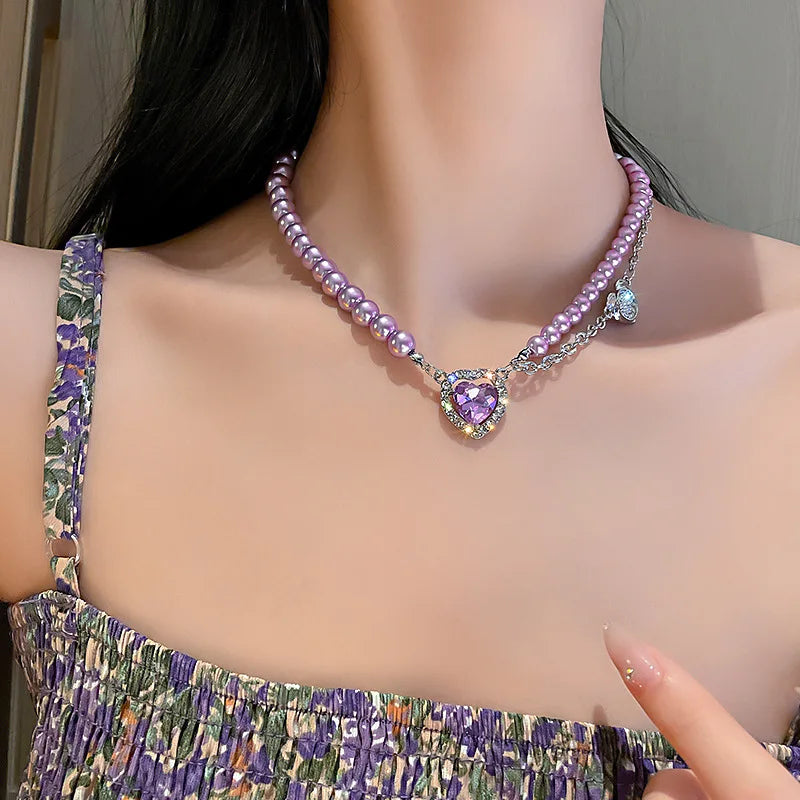 Collier Femme Émeraude