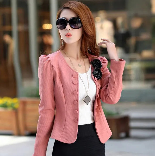 Blazer Femme Céleste - Confort en Coton et Élégance