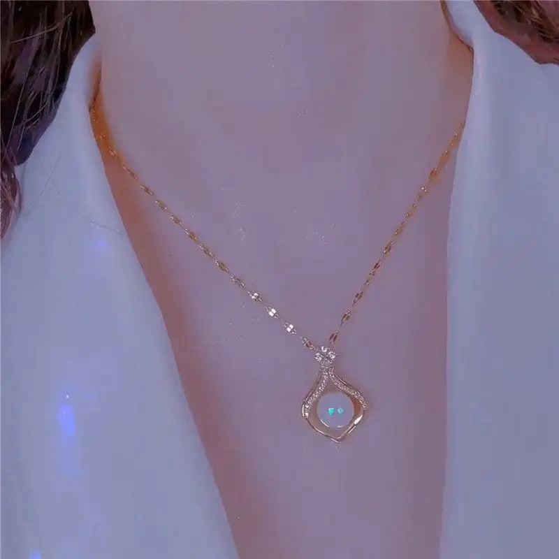 Collier Femme Émeraude